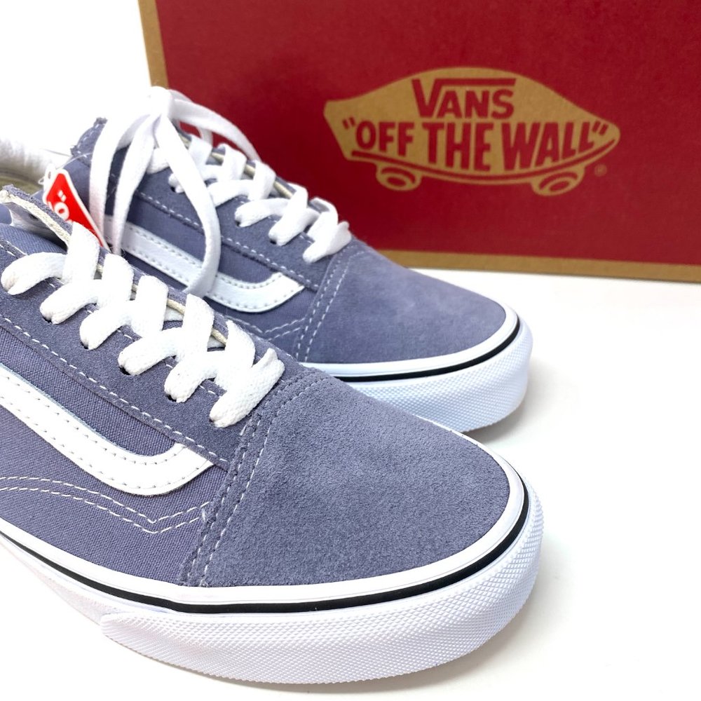 VANS  Old Skool Granite Blue Suede Women's - Picture 8 of 9